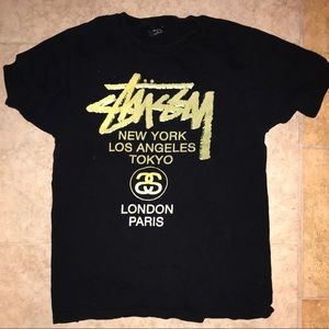 M black Stussy Tshirt